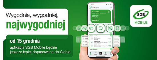 Już 15 grudnia zobaczysz zmiany w swojej aplikacji SGB Mobile