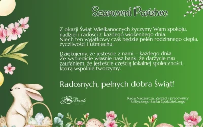Radosnych Świąt Wielkanocnych!