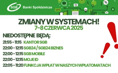 Zmiany w systemie SGB