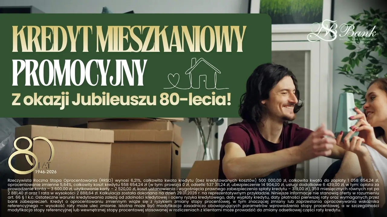mieszkaniowy promocyjny niska marza